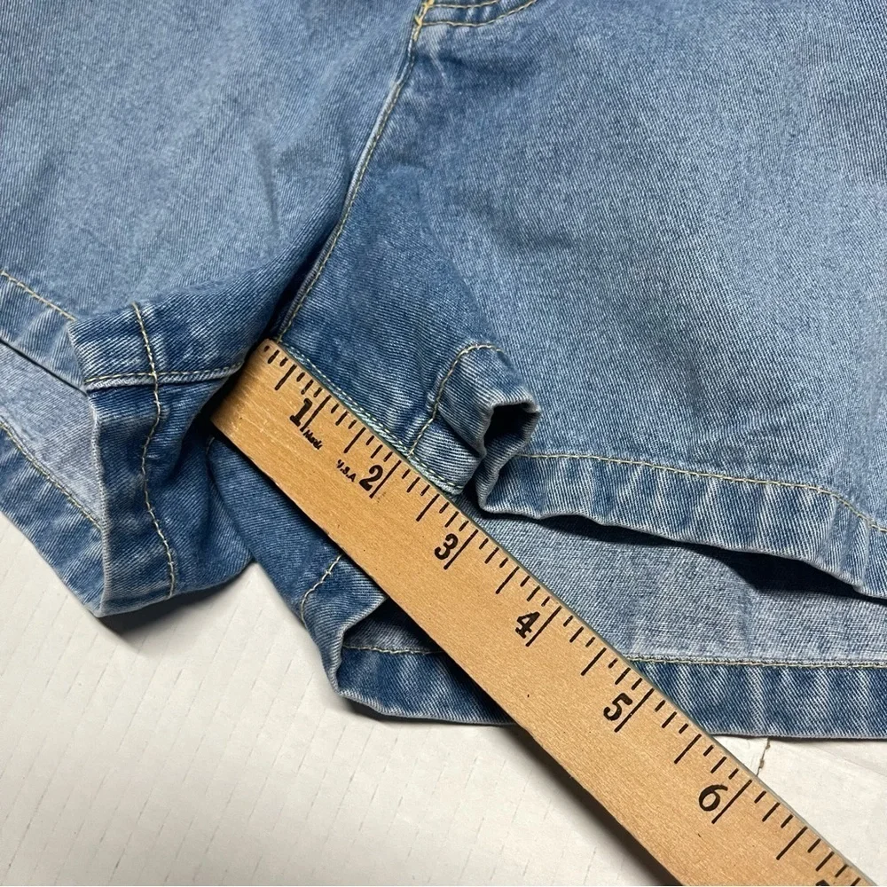 Tommy Hilfiger Blue Lace-Up Jean Shorts Sz 13
